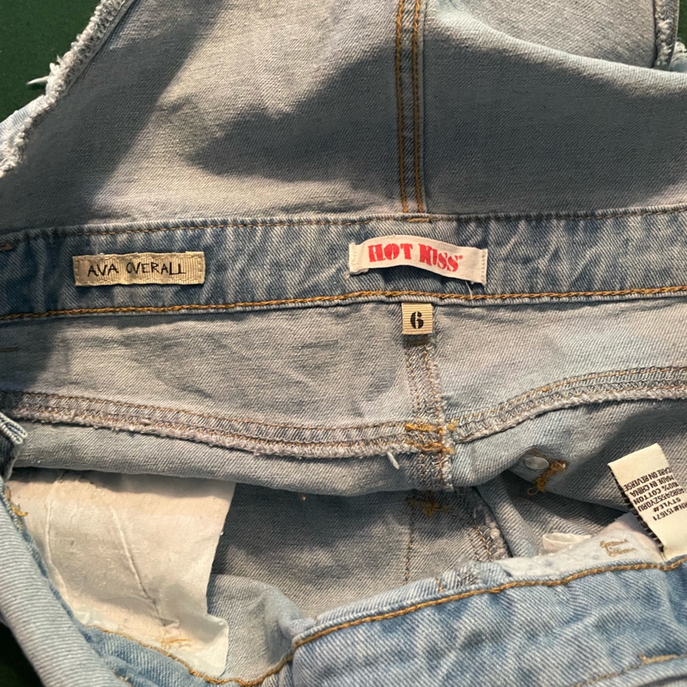 Distressed Overall Shorts - Picture 7 of 8